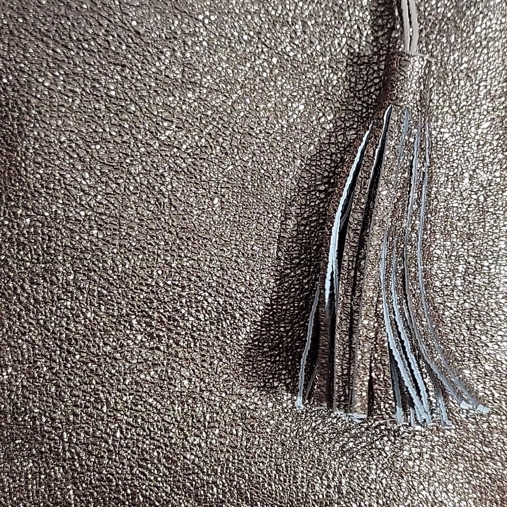 💥BUY 2 GET 1 FREE  Loeffler Randall Rose Gold Ovine Leather Tassle Pouch - Picture 2 of 4